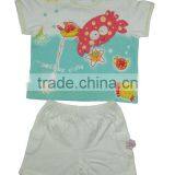 Baby Clothes, 100% Cotton Baby Summer Set, Kids Short Set Girl thumbnail-1