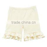 Hot Sale Custom Candy Color Girls Ruffle Shorts Cute Kids Ruffle Pants Wholesale Children's Clothing thumbnail-2