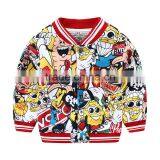 Spring Casual Style Cartoon Printing Boys Wholesale Kids Coats thumbnail-1