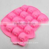 Wholesale High Quantity Eco-friendly Kitty Shape Silicone Chocolate Mould,soap Mold,diy Cake Mould thumbnail-2