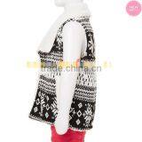 FACTORY Wholesale Jacquard Sherpa Fur Kid Vest thumbnail-2