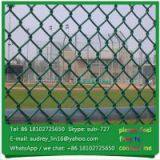 Woven wire mesh 1800mm x 12.5m roll heavy duty green chain link fencing supply