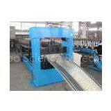 0.8-1.2mm Gutter Roll Forming Machine , Metal Roll Forming Equipment PLC Control