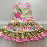 2017 Summer High Quality Kids Clothes Western Style Fashion Beautiful Splicing New Design Cute Baby Girls Dress thumbnail-1
