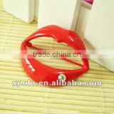 Sex Red Large Mouth Women Brooch From Yiwu