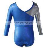 NT16087 Long Sleeve Solid Patchwork Gymnastic Leotard for Girl and Women thumbnail-2
