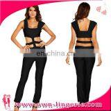 Black Sexy Vest Wide-legged Jumpsuit thumbnail-1