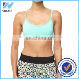 Yihao 2016 New Basic Active Solid Color Casual Yoga Wear Gym Bra Women Crop Top