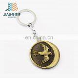 Wholesale Antique Custom Bird Logo Key Ring Metal