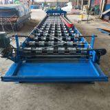 Dixin Hydraulic Cutter Roof Profile Metal Sheet Glazed Tile Cold Roll Forming Machine thumbnail-5