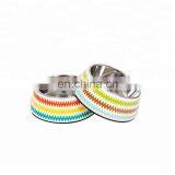 Wholesale Cheap Colorful Printed Stainless Steel Dog Bowl thumbnail-1
