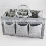 big size colorful baby tote bag diaper storage caddy organizer felt