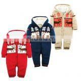 Christmas Spetial Fleece Jumpsuit Baby Rompers Sweater for Baby thumbnail-3