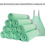 High Quality Trash Bag Plastic Disposable Drawstring Garbage Bags on Roll thumbnail-1