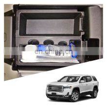 Interior Accessories Parts Silicone Armrest Rest Storage Box Center Control Console Organizer Tray For Gmc Acadia