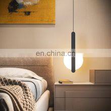 Nordic Metal Chandelier Simple Leaf Shape LED Pendant Light Round Hanging Lightings thumbnail-5