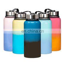 32oz Powder Coated Double Wall Insulated Vacuum Stainless Steel Water Bottle thumbnail-1