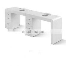 Hot Sale Modern Beauty Salon Nail Furniture French Style High Gross Manicure Table With Dust Collector thumbnail-3