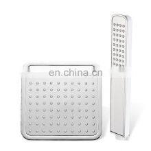 Hotel Supplies Bathroom Luxury Accessories High Quality Chrome Top Single Function Over Head Shower and Hand Shower Set thumbnail-2