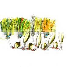 Soft 3D Plastic Trolling Metal Fishing Lures Using Octopus Skirts and Squids Skirt Fishing Lure thumbnail-2