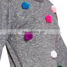Hot Design Custom Made Women Cotton Polyester Plain Sweatshirt thumbnail-5