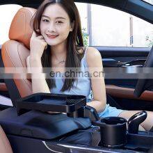 Brand New 3in 1 Car Dining Drinks Bottles to go Food Cup Holder With Tray Fit for Volvo Xc60 xc 40 Xc90 2015 2019 2020 2021 2022 thumbnail-3