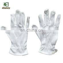 4SAFETY Thin White Inspection Disposable Cotton Gloves Low Price thumbnail-5