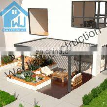 IP 65 Motorised Aluminium Garden Pergola Bioclimatic Pergolas Covers thumbnail-1