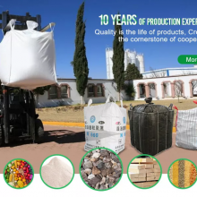 China Low Price Filling Spout Top Pop Agricultural Corn Seeds Plastic Jumbo Sling Fibc Bag 1000kg thumbnail-1