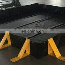 72 x 72 x 4 Portable PVC Tarpaulin Oil Spill Barriers Pallet Secondary Containment Berms thumbnail-5