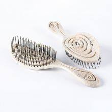 LUXE Naturals Wheat Straw Organic Hair Detangling Brush Bio-Friendly Detangler Hair Brush thumbnail-4