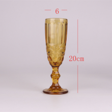 Модный и долговечный оптовый европейский ретро цветной бессвинцовый шампанский бокал-гоблет thumbnail-5