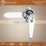 2015 FEILEI A-45-1 China Wholesale Zinc Diecast High Quality Industrial Cabinet L-shape Swing Handle Lock for Sale