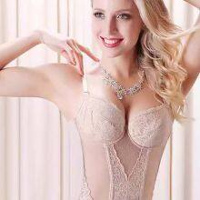 Lace Shapewear Bodysuit for Women Tummy Control Full Body Shaperwear V-Neck Sculpting Bodysuit Top Lace