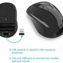 USB Wire Mini Number Keyboard Universal Numeric Keypads for Laptop Desktop Keycap and Mouse PC Computer Numpad 18 Keys Keyboards thumbnail-3