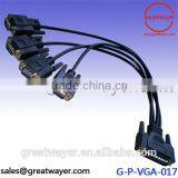 37pin hdb male to db9pin male vga cable