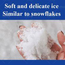 1T Snow Ice Machine Used in Seafood Artistry Automatic Stainless Steel Ice Maker thumbnail-2