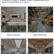 Compartmented Cup Storage Shelving, Multi-Grid Bottle Cubby Unit With Reinforced Welded Frame, 30-60 Hole for School Hallways and Changing Rooms thumbnail-5