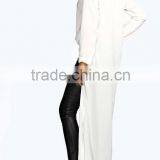 2015 China Manufacturer Customized Ladies Maxi Length Drape Front Shirt thumbnail-2
