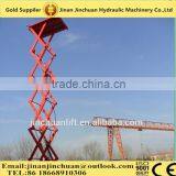 10m 1000kg Excellent Quality Four Wheel Mobile Scissor Lift Platform thumbnail-1