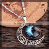 Gold Jewelry Pendant Single Stone Nacklace thumbnail-1