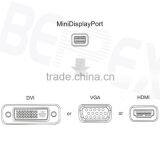 3 in 1 Mini Displayport DP to VGA DVI MDI Adpater Cable for Macbook thumbnail-6