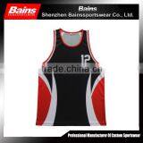 100% Polyester Singlets,mosture Wicking Sports Singlets,custom Printed Singlets thumbnail-1