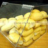 Acrylic 16"w Bulk Bread Storage Display Case Bakery Pastry Cookies Bagel CUPCAKE thumbnail-2