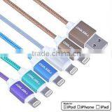 Nylon Braided MFi Usb Cable Certified Charging and Syncing Usb Data Cable for IPhone 6s Cable Manufacturer thumbnail-1