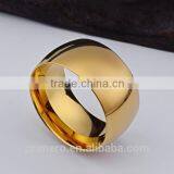 Wholesale Fashion Men Jewelry Stainless Steel Ring Black Silver Gold Smooth Wide Version Finger Rings Models thumbnail-6