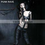 M-018 Fashion and Cute Sunk Broken Sweater With Skeleton Pattern thumbnail-3