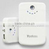 White 11200mAh Yoobao Power Bank With Capacity Led Light