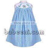 JOY With Bunny Hand Smocked Bishop Dress thumbnail-2