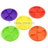 Cheap Goblet Cup Mat Silicone Pads Wine Glasses Mark Colorful Coasters Kitchen Tools thumbnail-3